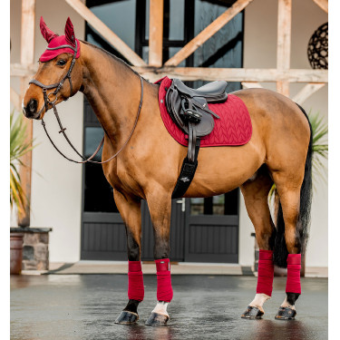Tapis de selle Close Contact Amigo Horseware Mûre Bordeaux