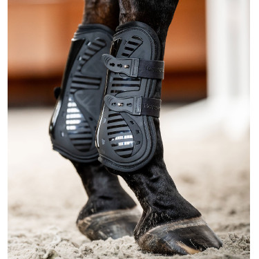 Horseware® Pro Bamboo peesbeschermers Zwart / zwart