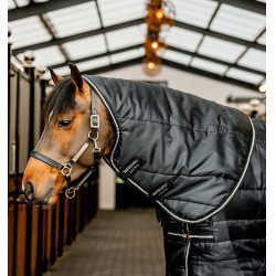 Couvre-cou d'écurie Easy-Layer Horseware 100g Noir / noir / argent