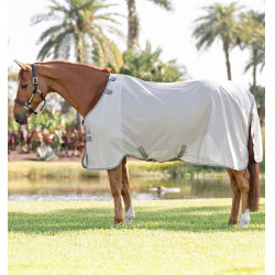 Vliegendeken Horseware Amigo Bug Rug Zilver / titaniumgrijs / zilver Vliegendeken Horseware Amigo Bug Rug Zilver / titaniumgrijs / zilver