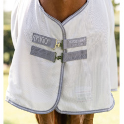 Vliegendeken Horseware Amigo Bug Rug Zilver / titaniumgrijs / zilver Vliegendeken Horseware Amigo Bug Rug Zilver / titaniumgrijs / zilver