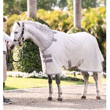Vliegendeken Horseware Amigo Bug Rug Pony Zilver / titaniumgrijs / zilver