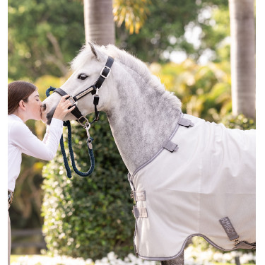 Vliegendeken Horseware Amigo Bug Rug Pony Zilver / titaniumgrijs / zilver