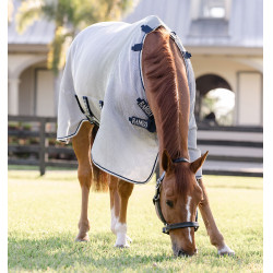 Chemise anti-mouches Horseware Rambo Protector Fieldsafe Argent / marine