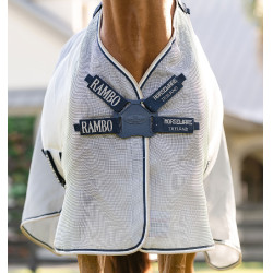 Chemise anti-mouches Horseware Rambo Protector Fieldsafe Argent / marine