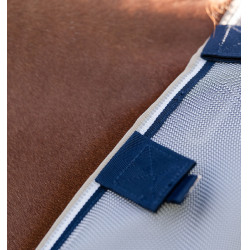 Chemise anti-mouches Horseware Rambo Protector Fieldsafe Argent / marine