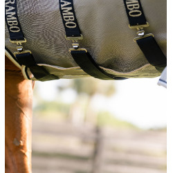 Chemise anti-mouches Horseware Rambo Protector Fieldsafe Argent / marine