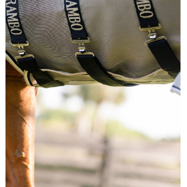 Vliegendeken Horseware Rambo Protector Fieldsafe Zilver / marine