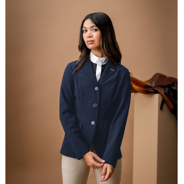 Veste de concours Horseware AA Platinium Motion Flex Pro Marine Bleu marine