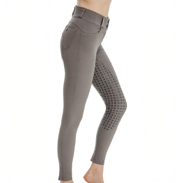 Pantalon Horseware Newmarket taille mi haute full seat Orage Bleu