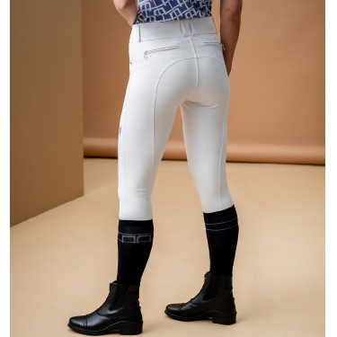 Pantalon Horseware AA Aria taille mi haute full seat Blanc