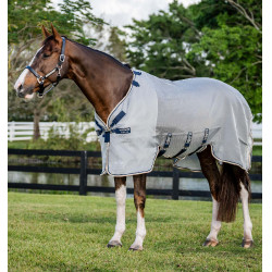 Vliegendeken Horseware Protector Rambo Zilver / marine Vliegendeken Horseware Protector Rambo Zilver / marine