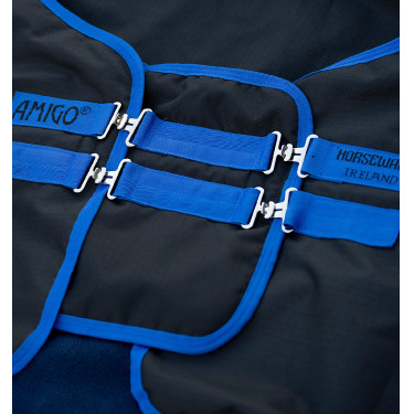 Extension de poitrail Amigo Horseware Noir / bleu classique