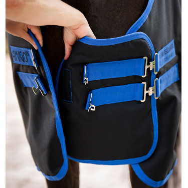 Extension de poitrail Amigo Horseware Noir / bleu classique