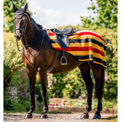 Couvre-reins polaire Horseware Newmarket Or blanc