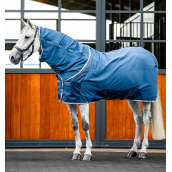 Couvre-cou Horseware Ionic Therapy Mesh Cooler Bleu imperial / argent / marine