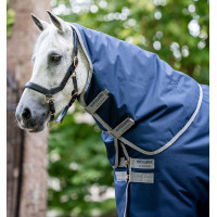 Halshoes Horseware Amigo Ripstop 900D Turnout Hood 150g Marine / titaangrijs Marineblauw