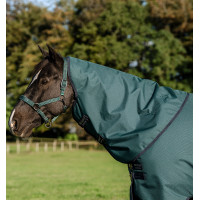 Couvre-cou Horseware Amigo Ripstop 900D Turnout Hood 150g Marine / gris titanium Bleu marine