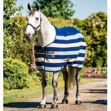 Couverture polaire Horseware Newmarket Poney Fleece Cooler Marine witney Bleu marine