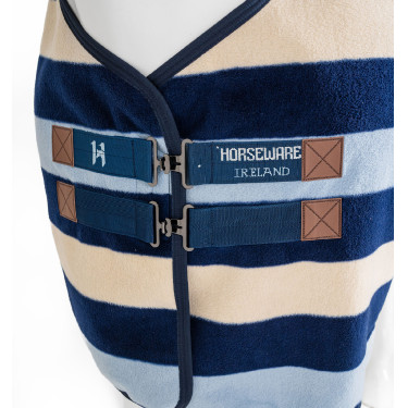 Couverture polaire Horseware Newmarket Poney Fleece Cooler Marine witney Bleu marine
