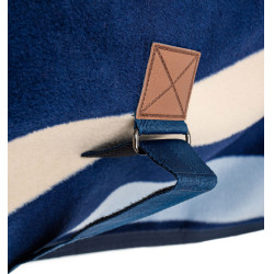 Couverture polaire Horseware Newmarket Poney Fleece Cooler Marine witney Bleu marine