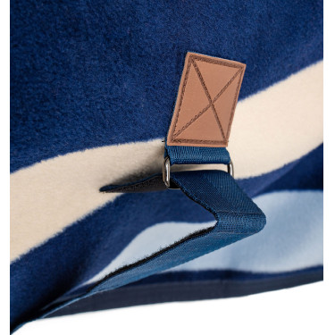 Couverture polaire Horseware Newmarket Poney Fleece Cooler Marine witney Bleu marine
