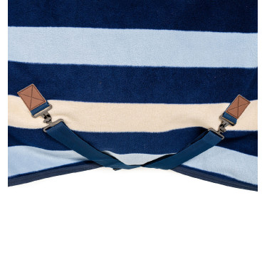 Couverture polaire Horseware Newmarket Poney Fleece Cooler Marine witney Bleu marine
