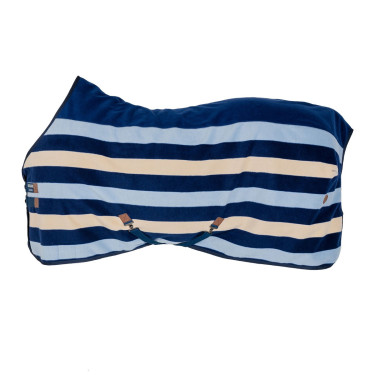 Couverture polaire Horseware Newmarket Poney Fleece Cooler Marine witney Bleu marine