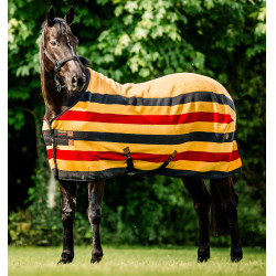 Couverture polaire Horseware Newmarket Fleece Cooler Or blanc Couverture polaire Horseware Newmarket Fleece Cooler Or blanc
