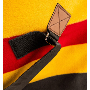 Newmarket Fleece Cooler polar deken van Horseware Witgoud Newmarket Fleece Cooler polar deken van Horseware Witgoud