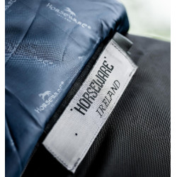 Couverture Horseware Rambo 1680D Turnout Plus 100g Noir / orage / gris argent