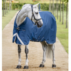 Couverture Horseware Ionic Therapy Turnout 100g 1200D Bleu imperial / argent / marine Couverture Horseware Ionic Therapy Turnout 100g 1200D Bleu imperial / argent / marine