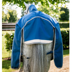 Couverture Horseware Ionic Therapy Turnout 100g 1200D Bleu imperial / argent / marine Couverture Horseware Ionic Therapy Turnout 100g 1200D Bleu imperial / argent / marine