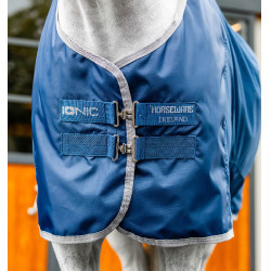 Couverture Horseware Ionic Therapy Mesh Cooler Bleu imperial / argent / marine