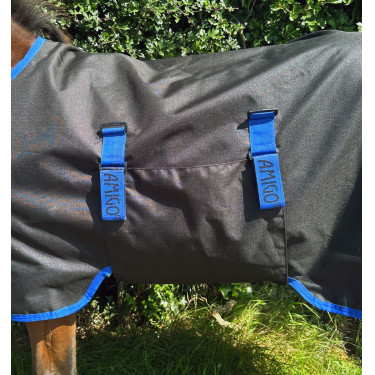 Horseware Amigo Ripstop 900D Veulen Turnout 200g Deken Zwart / klassiek blauw