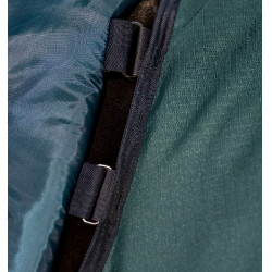 Couverture Horseware Amigo Ripstop 900D Plus Poney Turnout 0g Vert dynastie / marine / argent