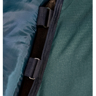 Couverture Horseware Amigo Ripstop 900D Plus Poney Turnout 0g Vert dynastie / marine / argent