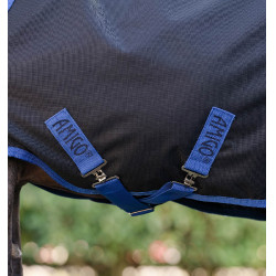 Couverture Horseware Amigo Ripstop 900D Plus Petite Turnout 200g Noir / bleu classique