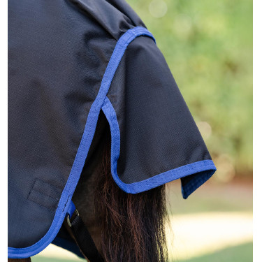 Horseware Amigo Ripstop 900D Plus Petite Turnout 0g deken Zwart / klassiek blauw