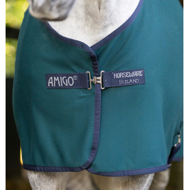Horseware Amigo Jersey Poney Cooler Deken Groen dynastie / marine / zilver Horseware Amigo Jersey Poney Cooler Deken Groen dynastie / marine / zilver