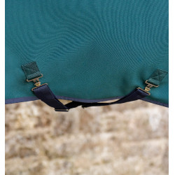 Horseware Amigo Jersey Poney Cooler Deken Groen dynastie / marine / zilver Horseware Amigo Jersey Poney Cooler Deken Groen dynastie / marine / zilver