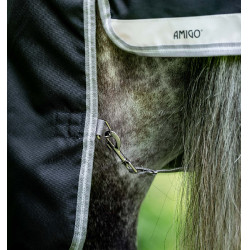 Horseware Amigo 1200D XL Turnout 50g deken Zwart / titaniumgrijs / zilver Horseware Amigo 1200D XL Turnout 50g deken Zwart / titaniumgrijs / zilver
