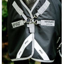 Horseware Amigo 1200D XL Turnout 50g deken Zwart / titaniumgrijs / zilver Horseware Amigo 1200D XL Turnout 50g deken Zwart / titaniumgrijs / zilver