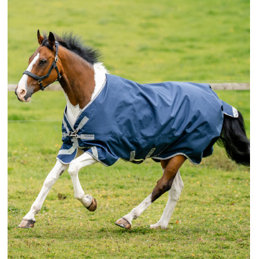 Horseware Amigo 1200D XL Turnout 150g deken Marine / titaangrijs / zilver Marineblauw