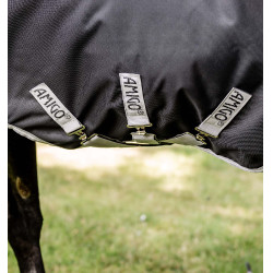 Horseware Amigo 1200D Wug Turnout 150g deken Zwart / titaniumgrijs / zilver