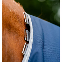 Horseware Amigo 1200D Turnout Plus 50g deken Marine / titaangrijs / zilver Marineblauw