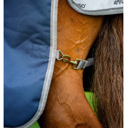 Horseware Amigo 1200D Turnout Plus 50g deken Marine / titaangrijs / zilver Marineblauw