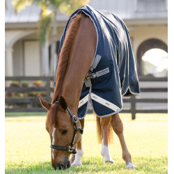 Horseware Amigo 1200D Turnout 50g deken Marine / titaangrijs / zilver Marineblauw
