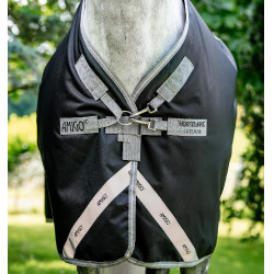 Horseware Amigo 1200D Turnout 100g deken Zwart / titaniumgrijs / zilver Horseware Amigo 1200D Turnout 100g deken Zwart / titaniumgrijs / zilver