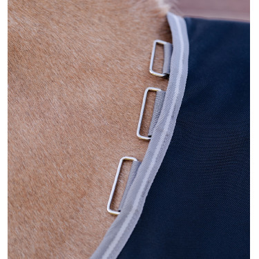 Horseware Amigo 1200D Poney Turnout 50g deken Zwart / titaniumgrijs / zilver